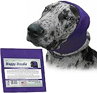 Vista 18 de Happy Hoodie La prenda original para perros y gatos de la marca estadounidense - Alivio de la ansiedad/Protección contra el Púrpura