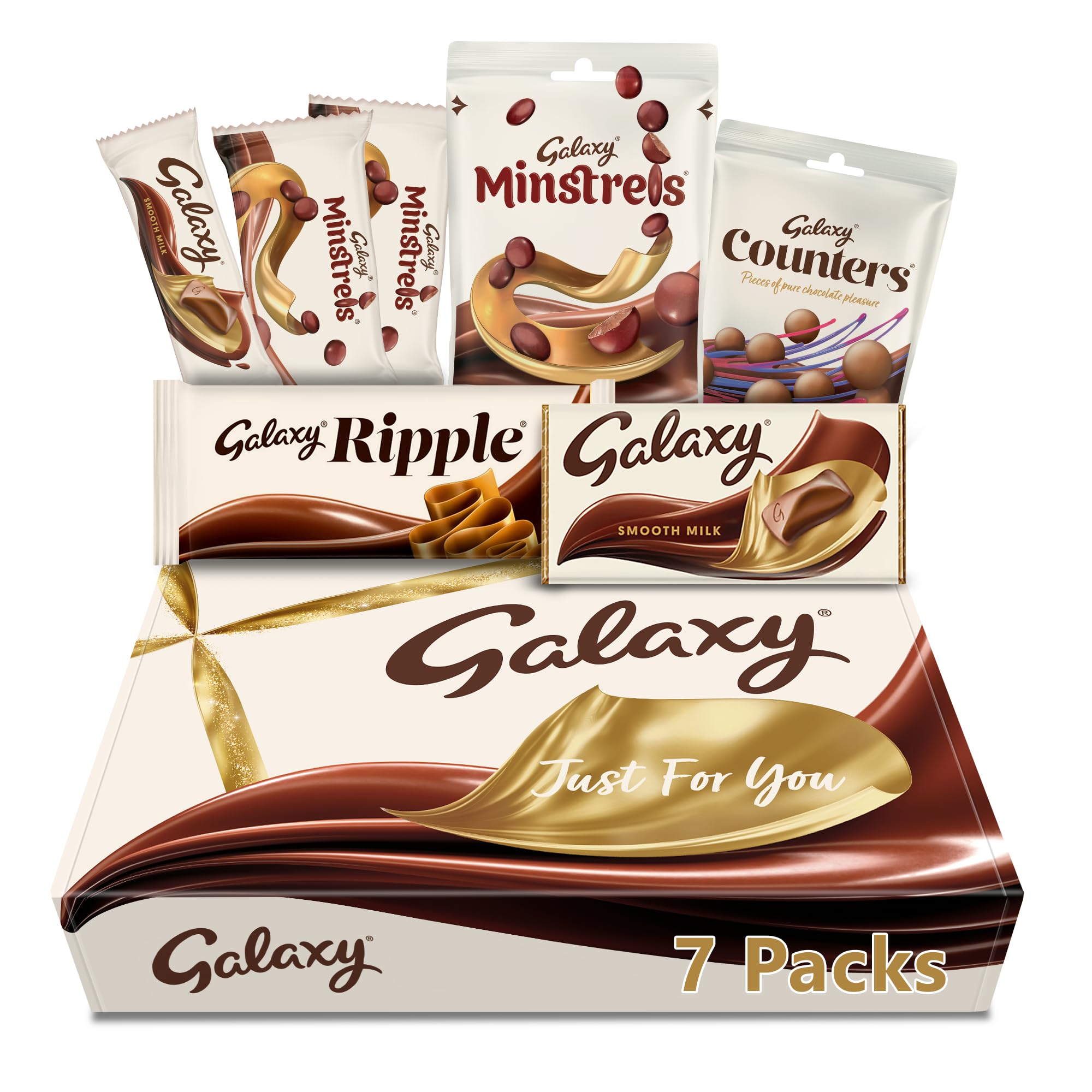 Galaxy Variety Chocolate Hamper Gift Box, Assorted Milk Chocolates