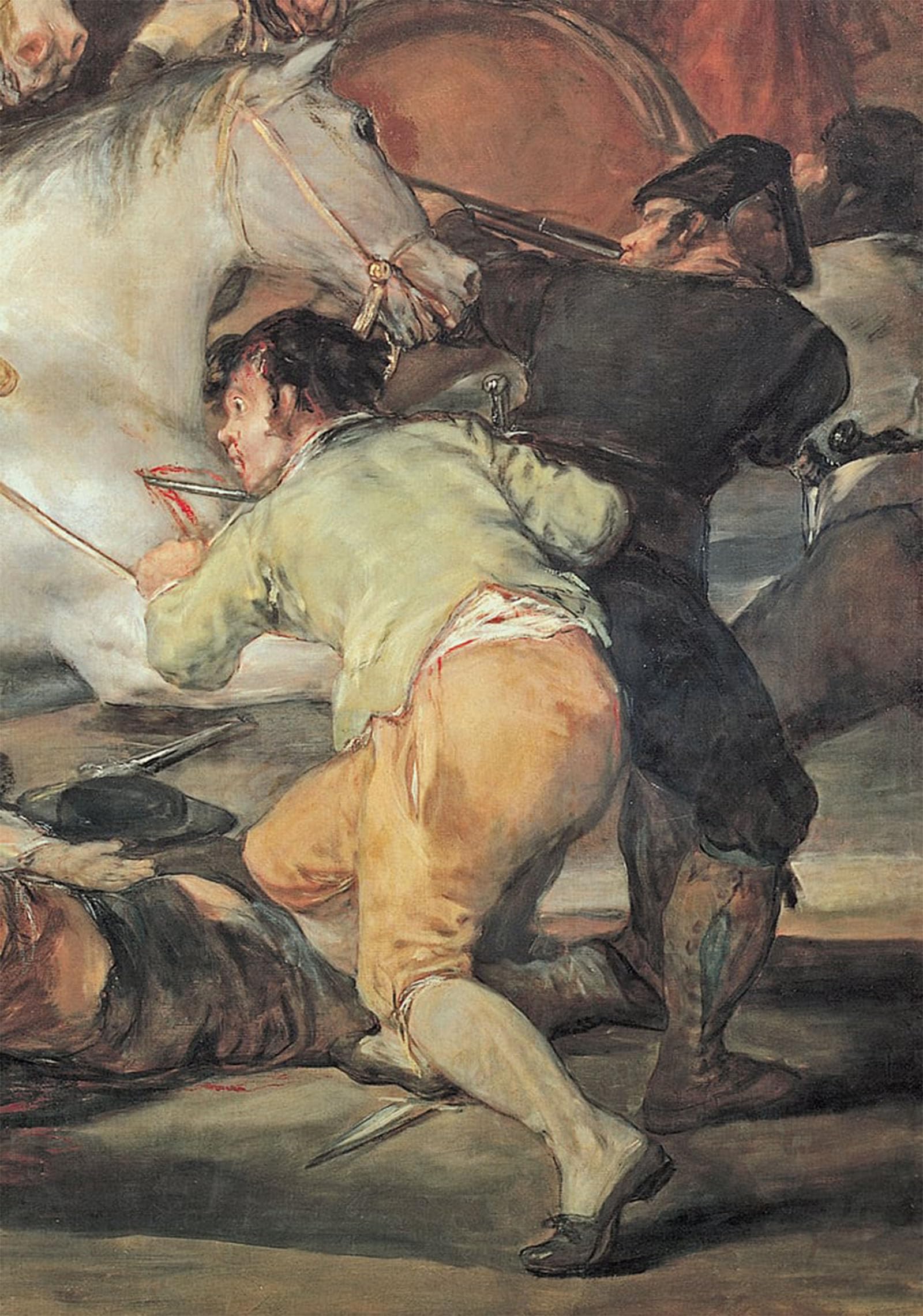 Toile le 2 mai de Francisco De Goya reproduction d'art portrait aux finitions soignées