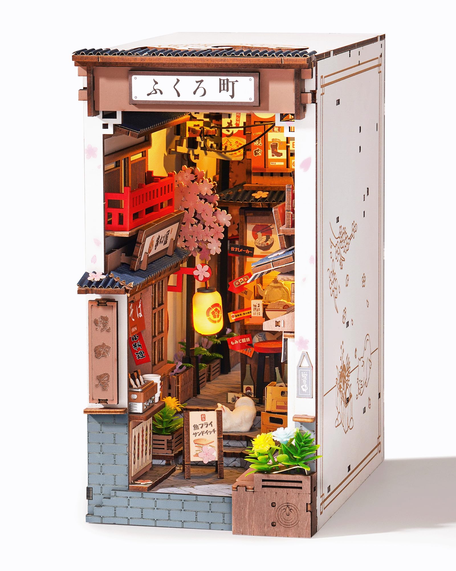 Amazon.com: Rolife Book Nook Kit Sakura Wine Alley, 3D