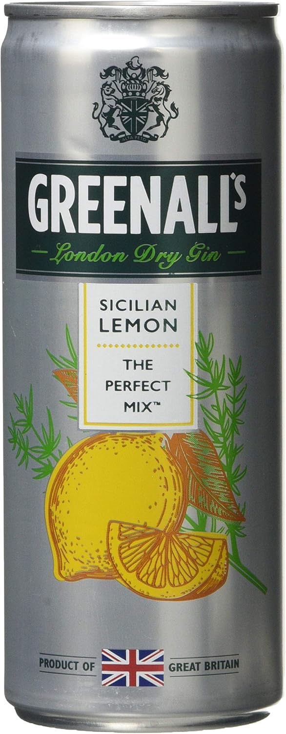 Greenall's Gin and Sicilian Lemon Tonic, 250ml Amazon.co.uk Grocery