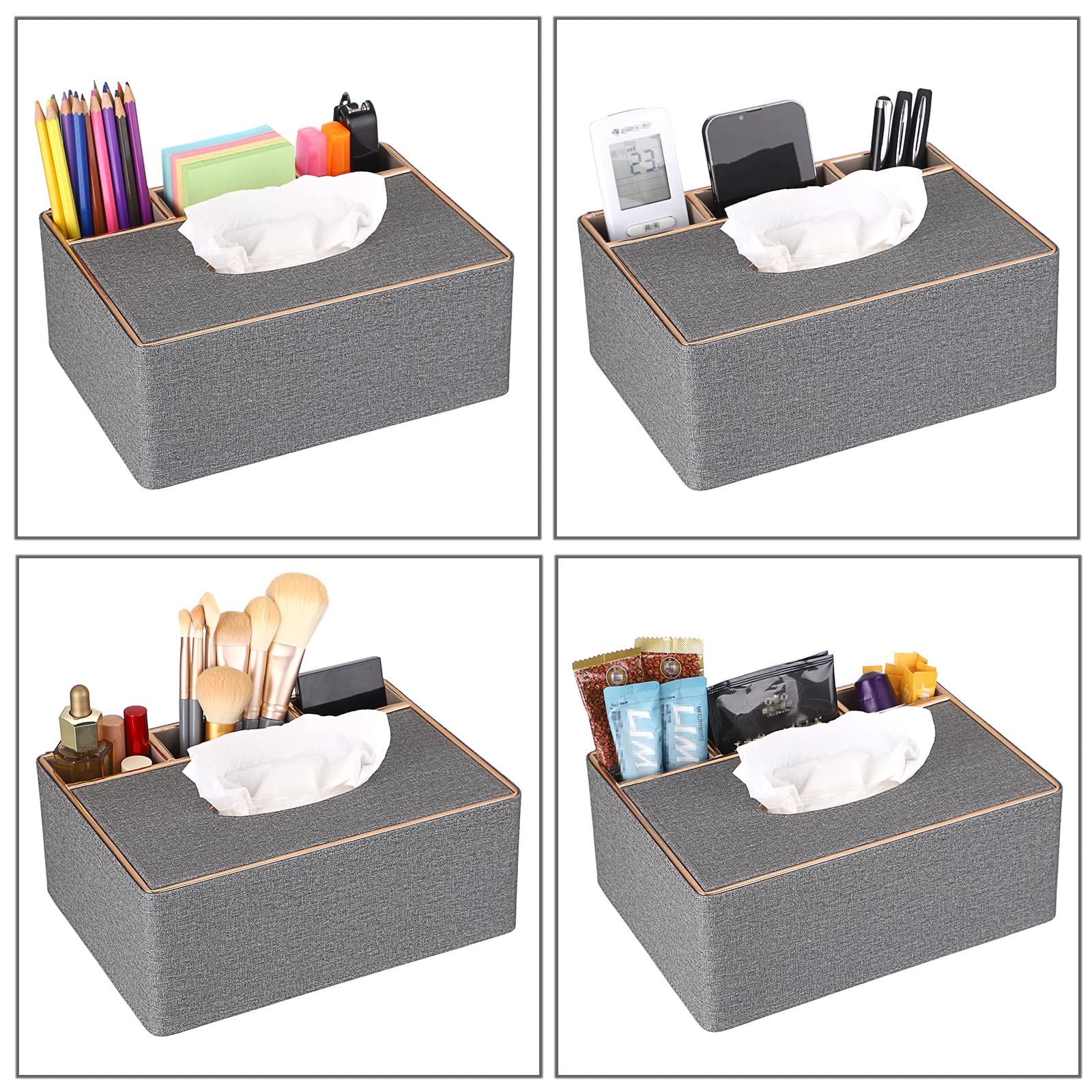 Aazon Basics Rettangolare Organizer da scrivania con 3 ripiani