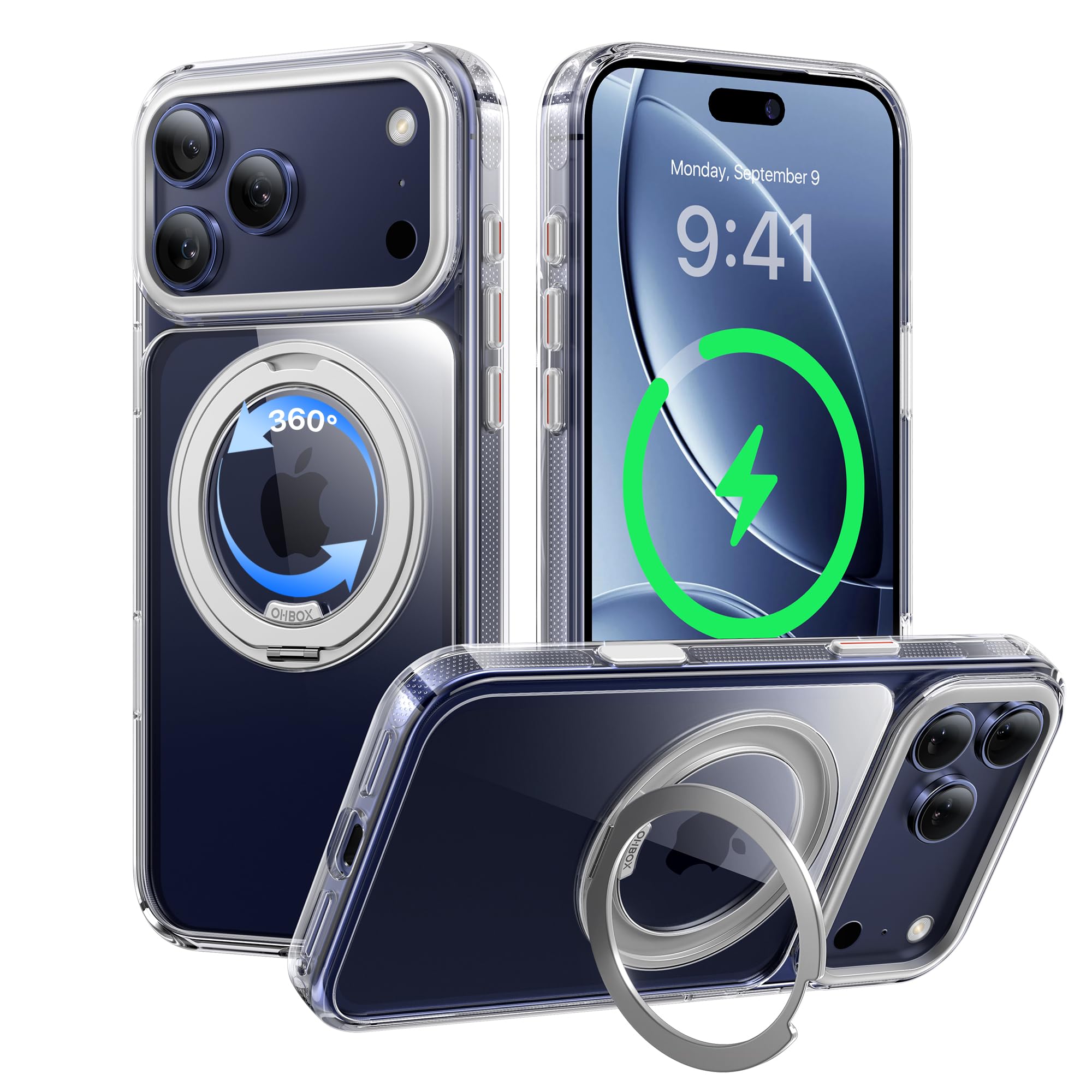 な*み様 iPhone17e ほぼ新品 Amazon.co.jp: OHBOX for iPhone 17 Pro ケース Magsafe 対応 米軍MIL