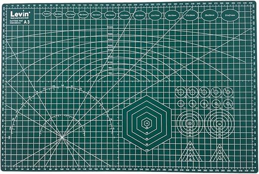 Levin THE NEXT LEVEL IN OFFICE STATIONERY Polyvinyl Chloride (PVC) Levin Professional Self-Healing 3 Layered Double Sided ...