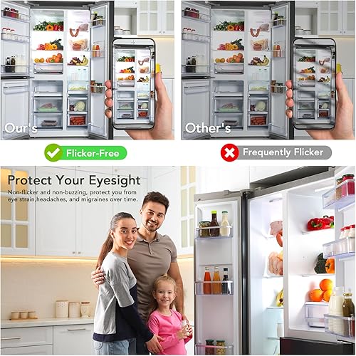 Miniatura 8 de BUBO Bombilla LED para refrigerador equivalente a 40 vatios, bombilla para nevera de 120 V, bombilla de electrodoméstico de luz diurna 5000 K,