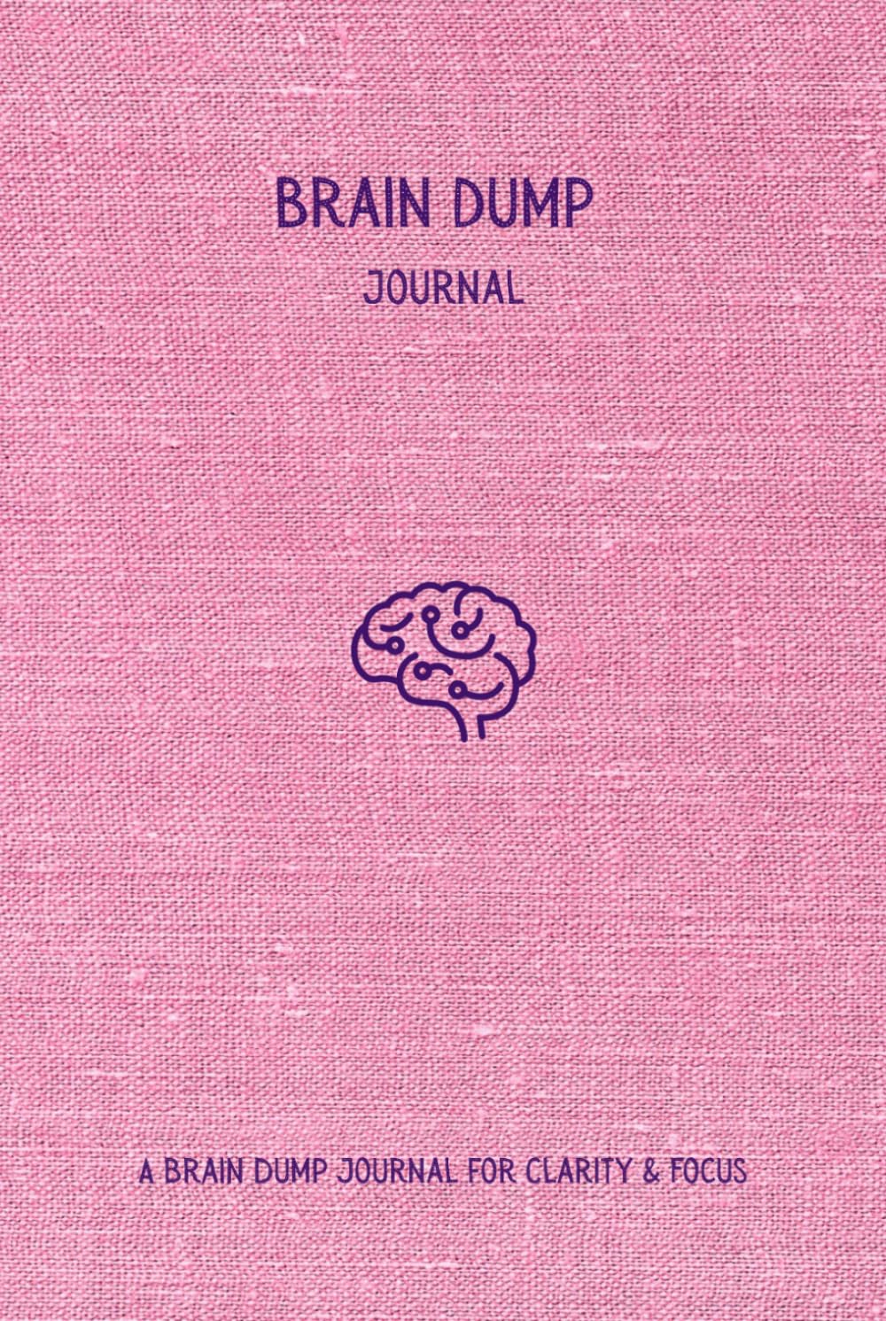 Brain Dump Journal minimalist notebook for brain dump journaling for overwhelm