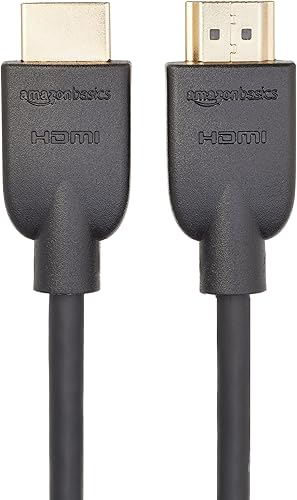 Miniatura 3 de Tienda Basics - Cable HDMI de alta velocidad (18 Gbps, 4K60 Hz), 15 pies, color negro