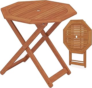 8 Amazing Pool Deck Ideas with Bar for Outdoor Entertaining 57 Tangkula 32-Inch Octagon Folding Outdoor Dining Table, Wood Patio Bistro...