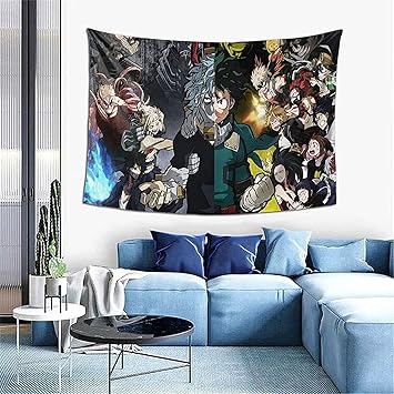 Amazon Co Jp タペストリー 僕のヒーローアカデミア 人気 アニメ ポスター インテリア 布ポスター 壁掛け 部屋 壁飾り 窓カーテン 装飾用品 おしゃれ 多機能 モダン 間仕切り アニメ個性ギフト プレゼント 60 40インチ ホーム キッチン