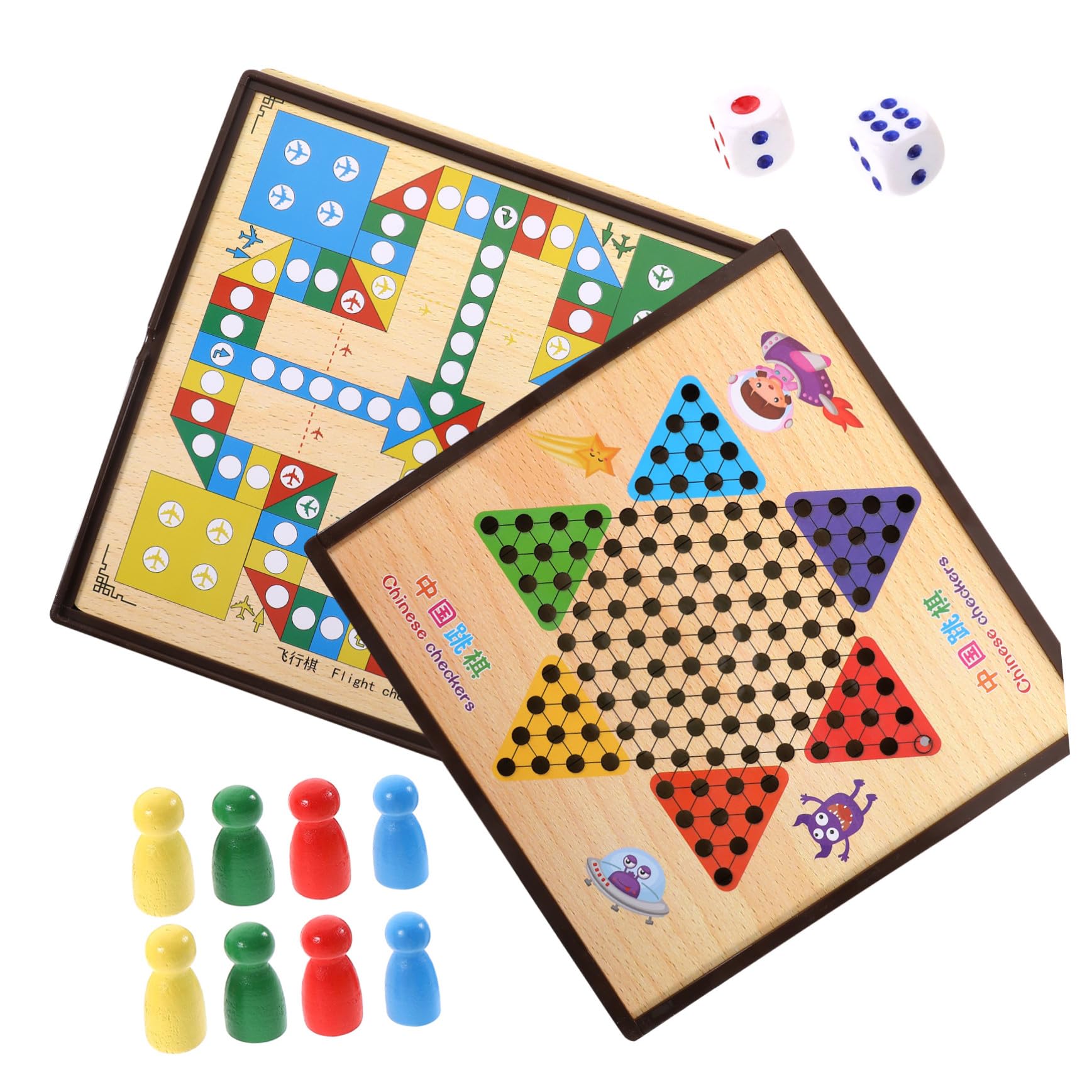 Gatuida Gioco da Tavolo di Scacchi in Legno Giocattolo Educativo di Logica per Ragazzo Ragazza Ragazza di Scacchi per Famiglie Divertente e Interattivo Stili multipli