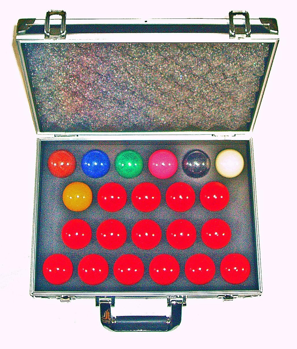 FULL SIZE SNOOKER BALLS WITH CASE**