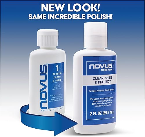 Miniatura 2 de NOVUS -PK2-2 | Plastic Clean & Shine #1, removedor de arañazos fino #2 y paquete de mates de esmalte | Botellas de 2 onzas
