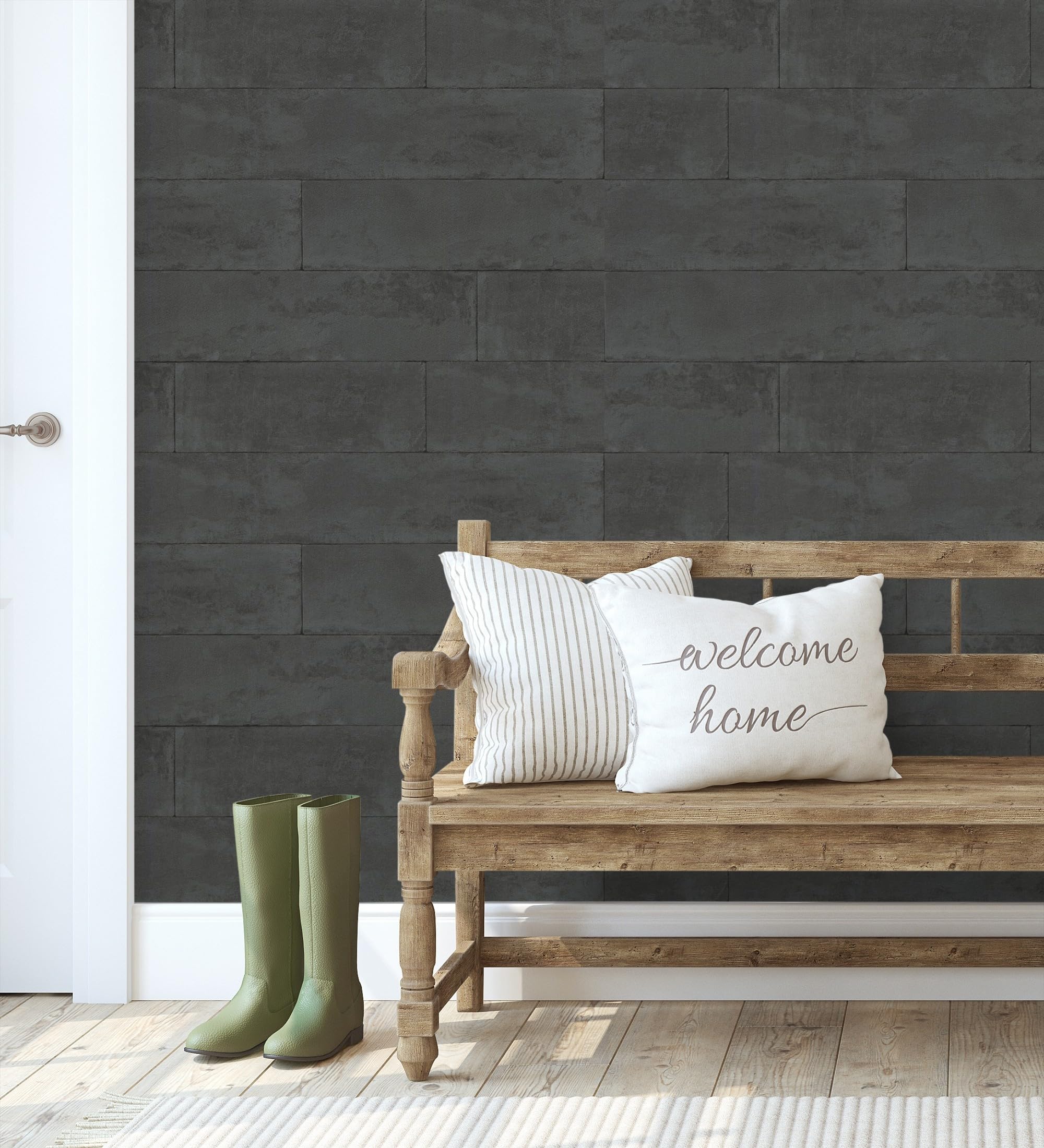 Papier peint vinyle lavable pour rénover un mur de cuisine ou de salle de bain
