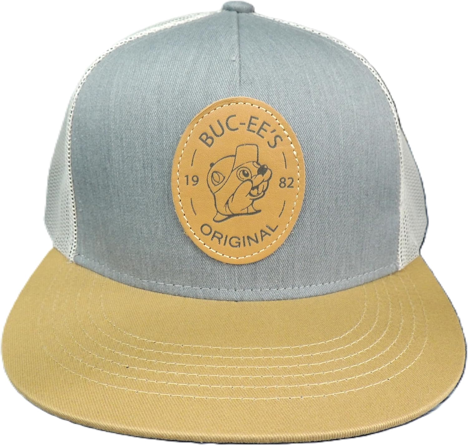 Buc-ee's Adjustable Snapback Trucker Hat The Beaver Logo Embroidered on Front, One Size Fits All