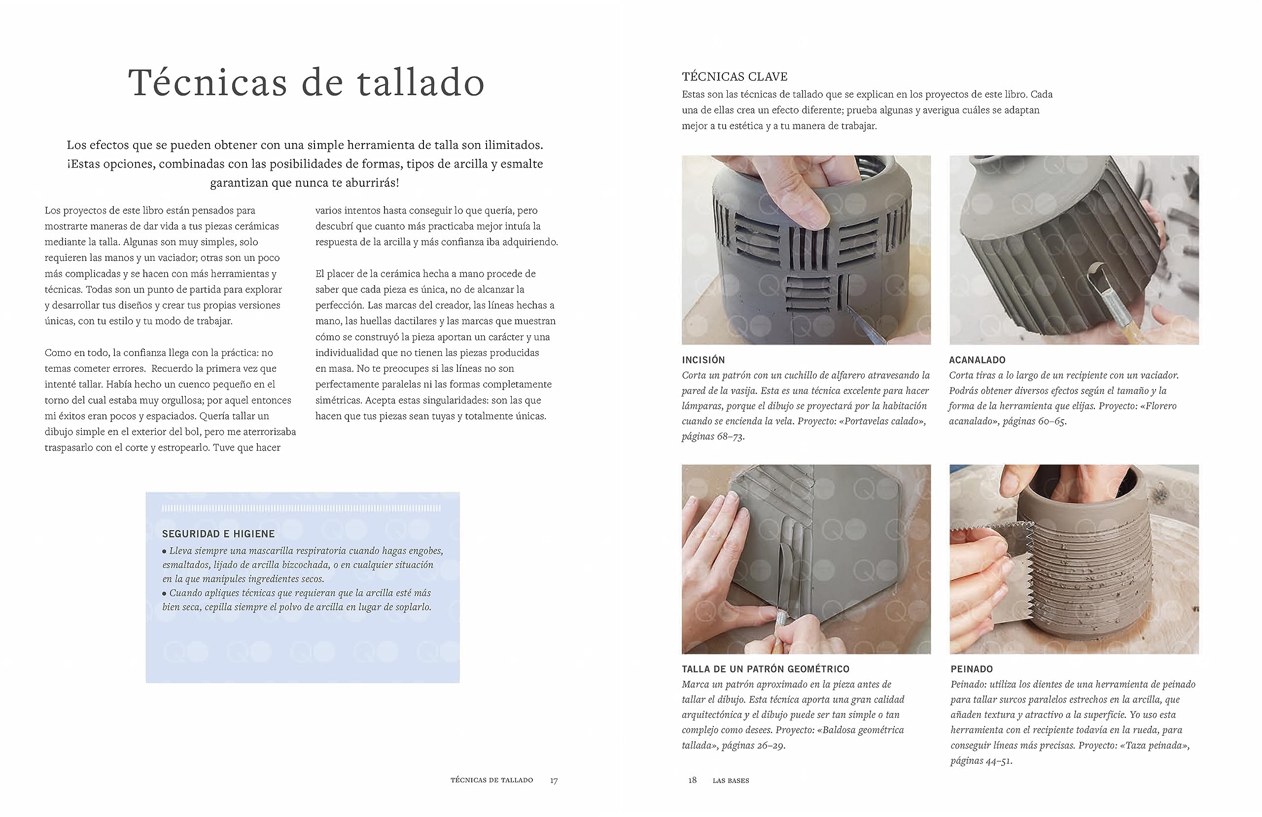 Cerámica creativa: texturas, tallado, grabado: Y otras técnicas sencillas de decoración cerámica