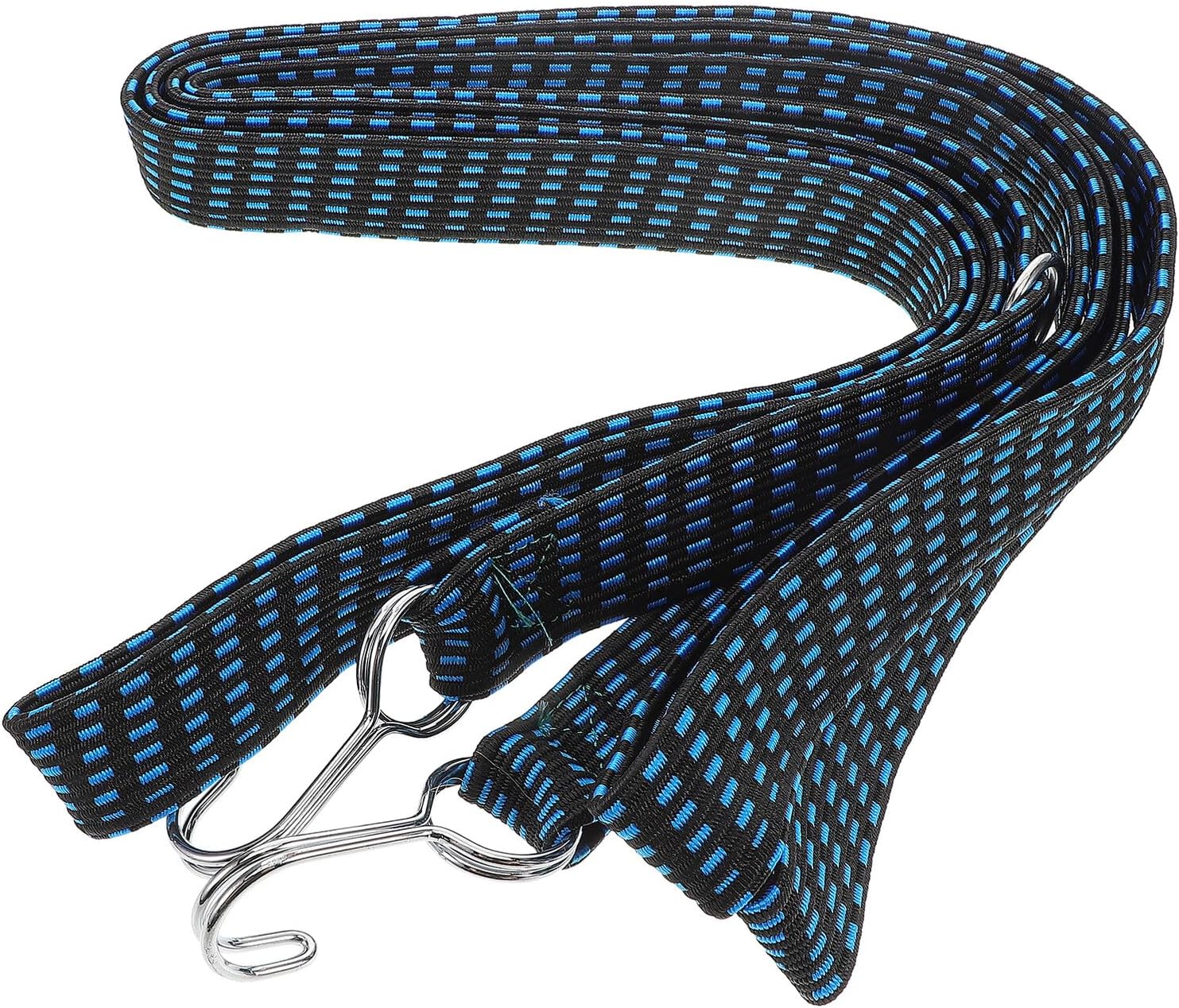 High Elastic Motorcycle Tie Down Straps Black Blue Elastic Cargo Bands for Bikes Truck Accessories Securing Luggage and Loads Versatile Hauling Straps