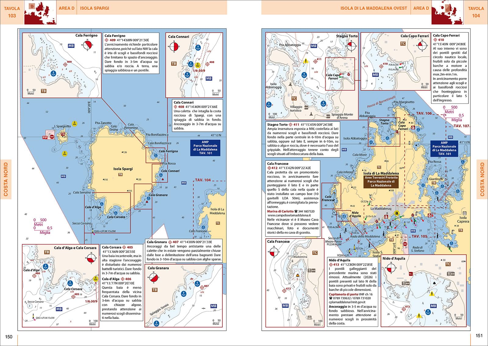 Sardegna e Bocche di Bonifacio. Portolano cartografico (Vol. 13)