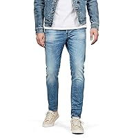 G-STAR 3301 Slim Fit Jeans Uomo, Blu (Authentic Faded Blue 51001)