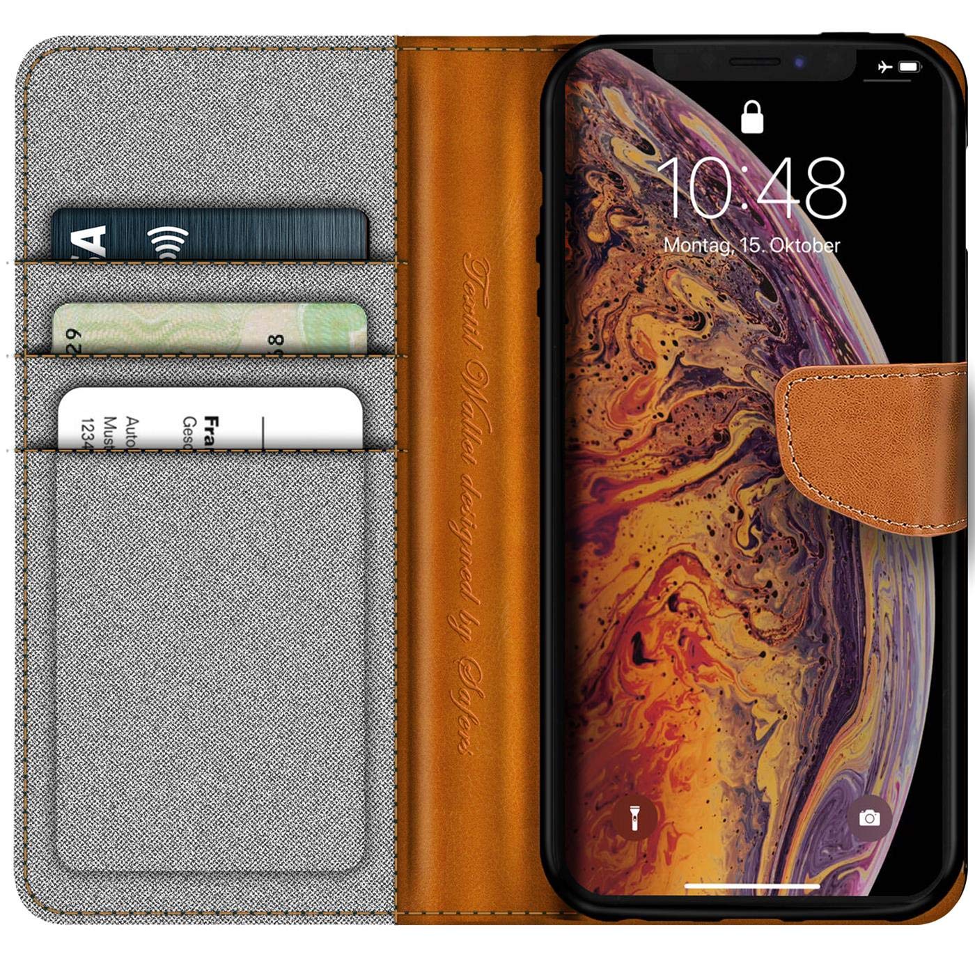 Verco Phone Wallet Case compatible with the iPhone XS - Image 2