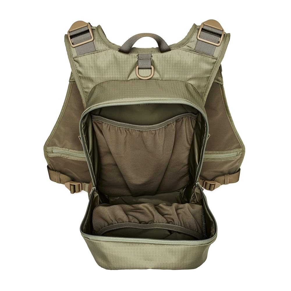 Amazon.co.jp: Filson Fishing Guide Vest Vintage Olive OS