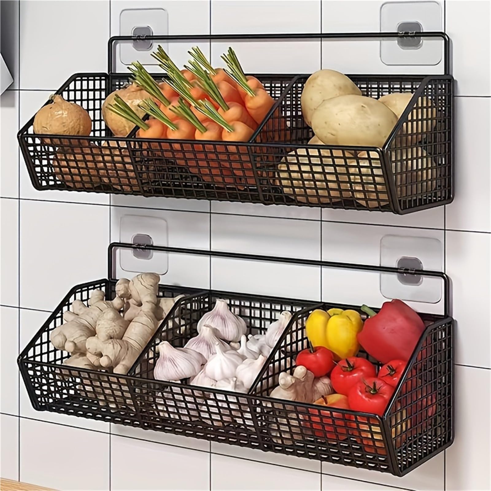 Cestino Portaoggetti Da Cucina A Parete Per Riporre