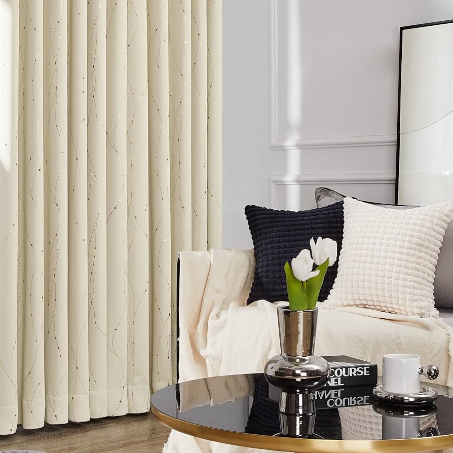 Amazon｜Deconovo 遮光 ドレープカーテン 幅100cm丈178cmライト