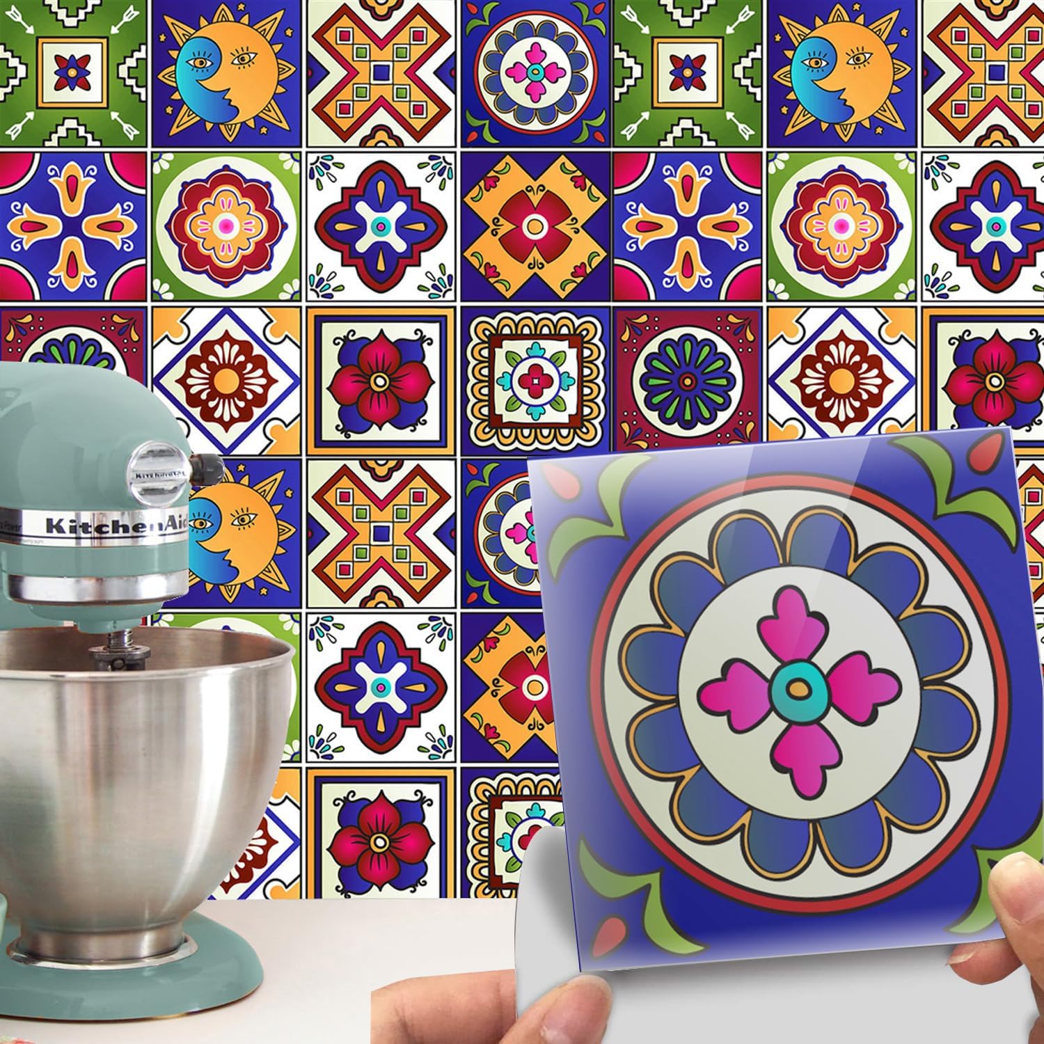 Backsplash Peel and Stick Tile Stickers 24 PC Set (6 x 4PC