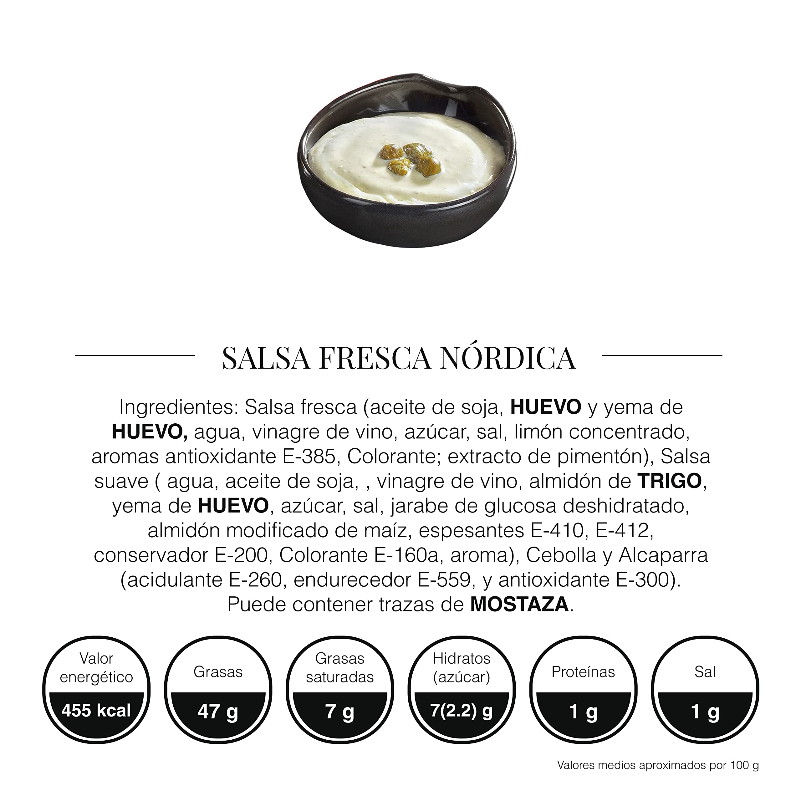 Ahumados Domínguez - Salsa Fresca Nórdica - Especial para Salmón Ahumado y Marinado - 178 g - Artesanal - Refrigerada
