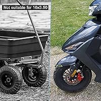 Vista 5 de 3.50-10 Neumático para scooter, 3.50-10 Neumático sin cámara todo terreno para reemplazo delantero/trasero en scooters y motos con llantas de 10 1