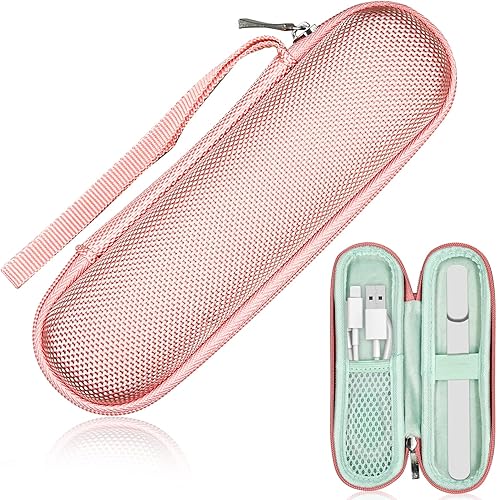 Funda de transporte rígida portátil para varita facial Solowave 4 en 1, varita Solawave para la cara, bolsa protectora para almacenar cable USB,