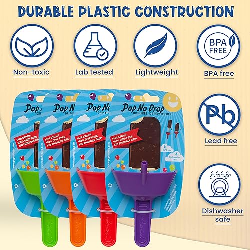 Miniatura 3 de THE ORIGINAL - Soporte para paletas de helado sin goteo, sin goteo, sin bisfenol A y apto para lavavajillas, sin goteo, sin goteo, apto para