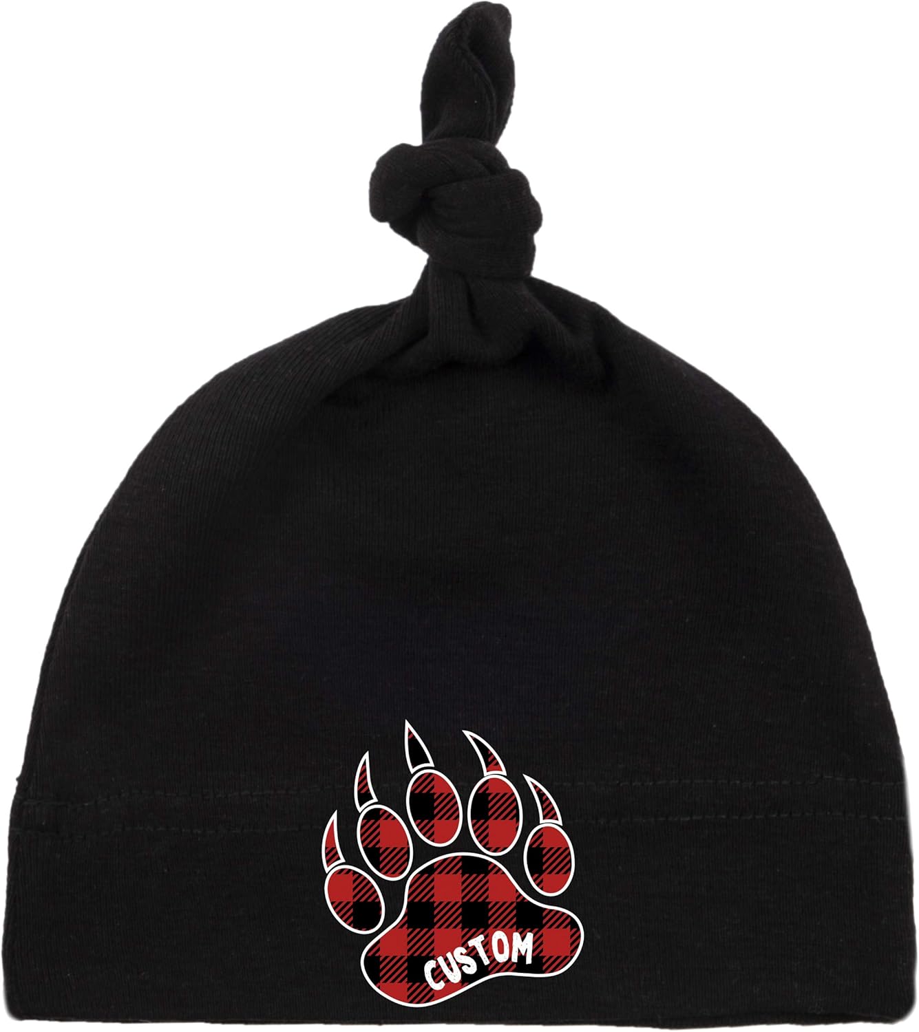 Personalized Cute Baby Hats | Bear Claw Custom Name Caps | Unisex Baby Hats