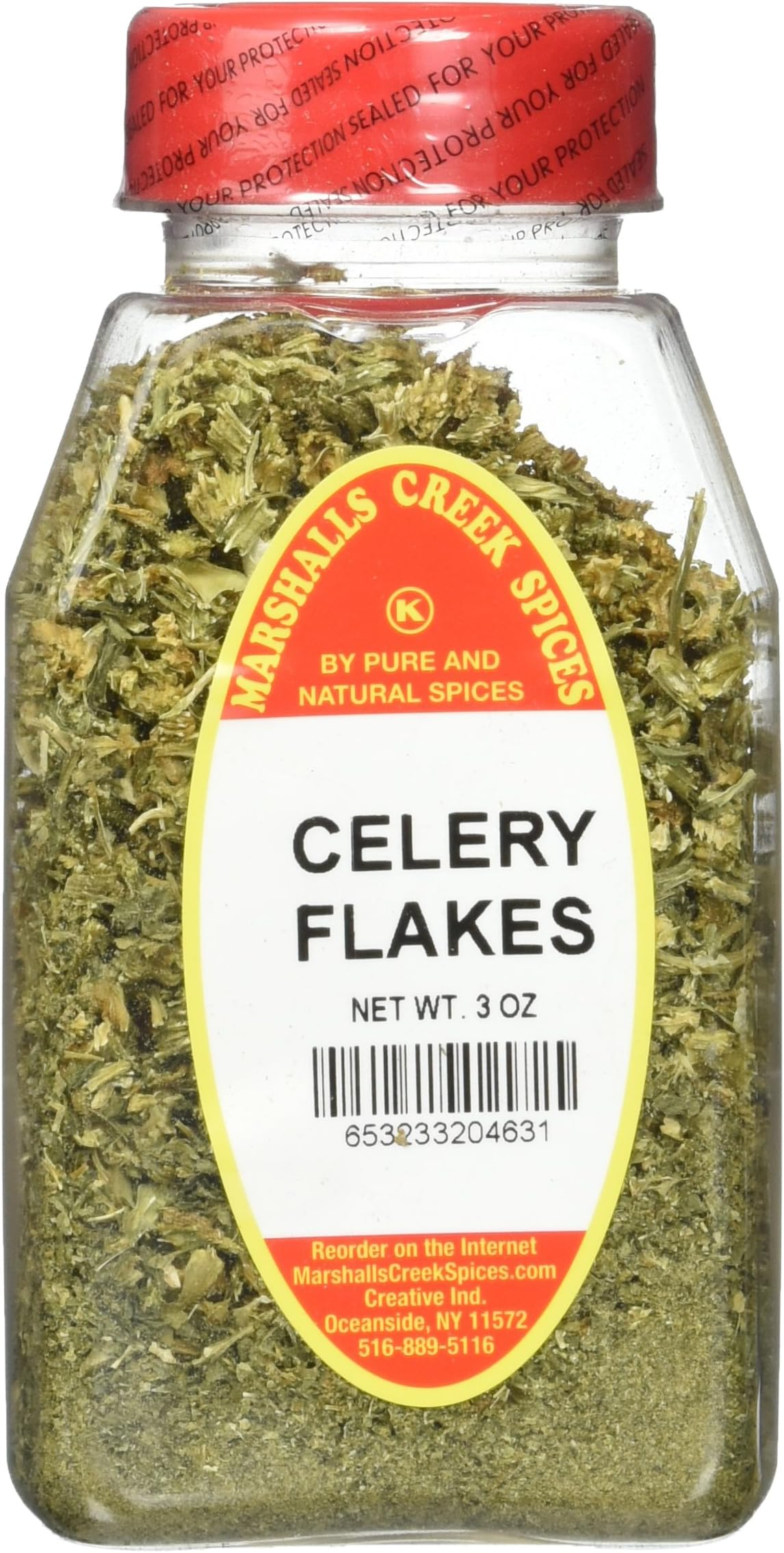 Marshalls Creek Spices Kosher CELERY FLAKES 3 oz