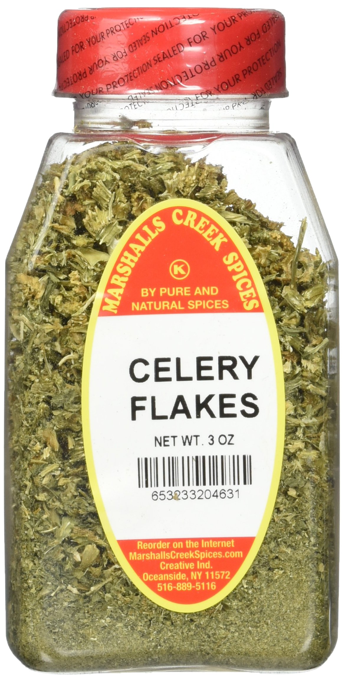 Marshalls Creek Spices Kosher CELERY FLAKES 3 oz
