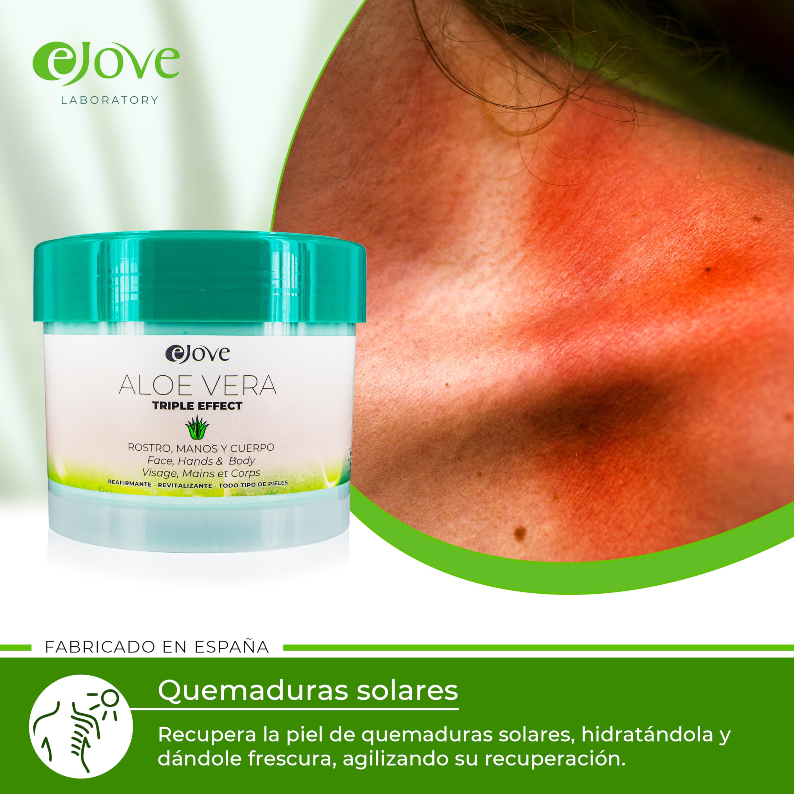 Ejove Aloe Vera Cream 500ml - Face Moisturizer for Women or Men,  Moisturizing Body and Hand Cream, with Anti-Cellulite Properties :  Amazon.com.be: ...