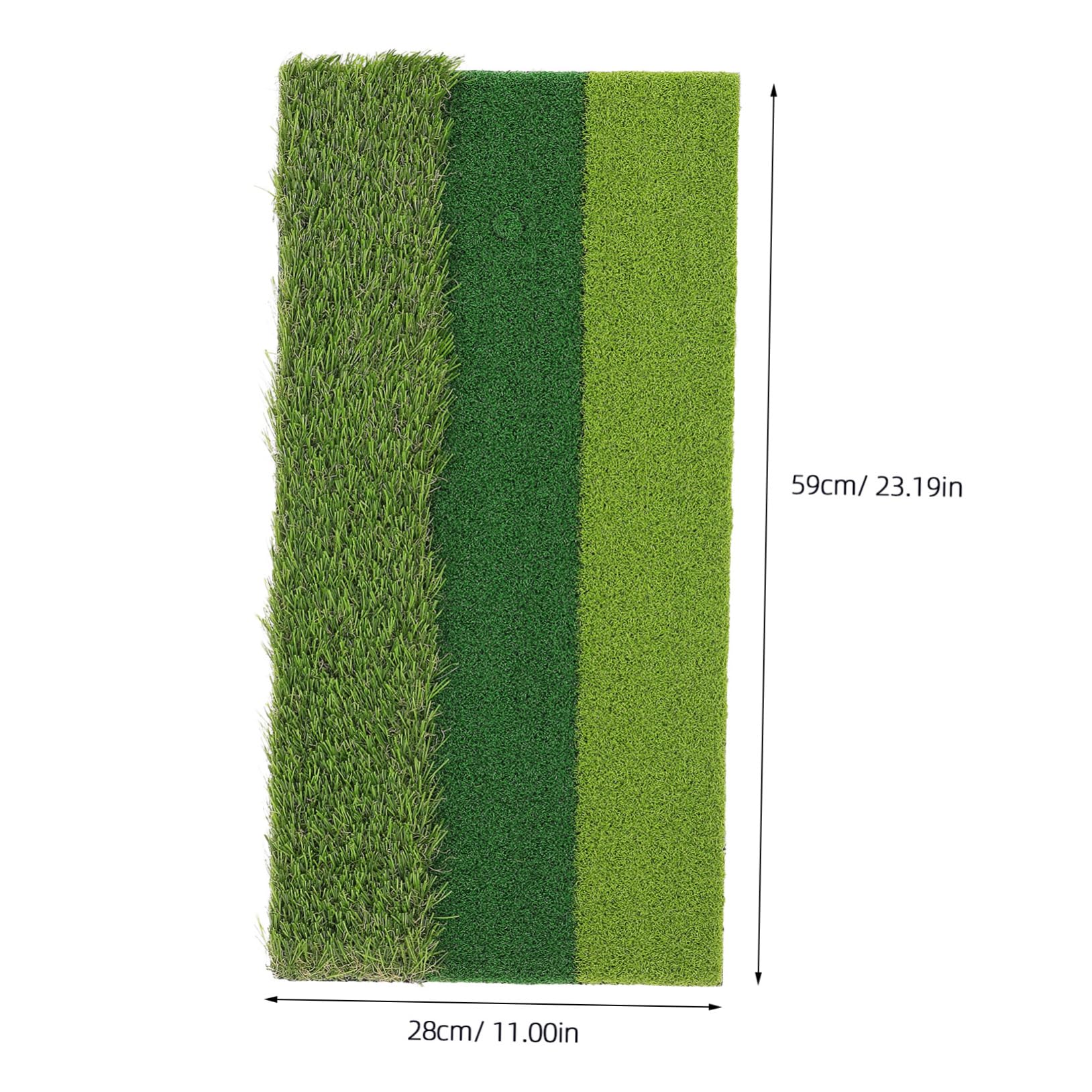 Totority Outdoor Golf Hitting Mat 30x60 Interchangeable Golf Practice Pad Realistic Turf for Driving Range