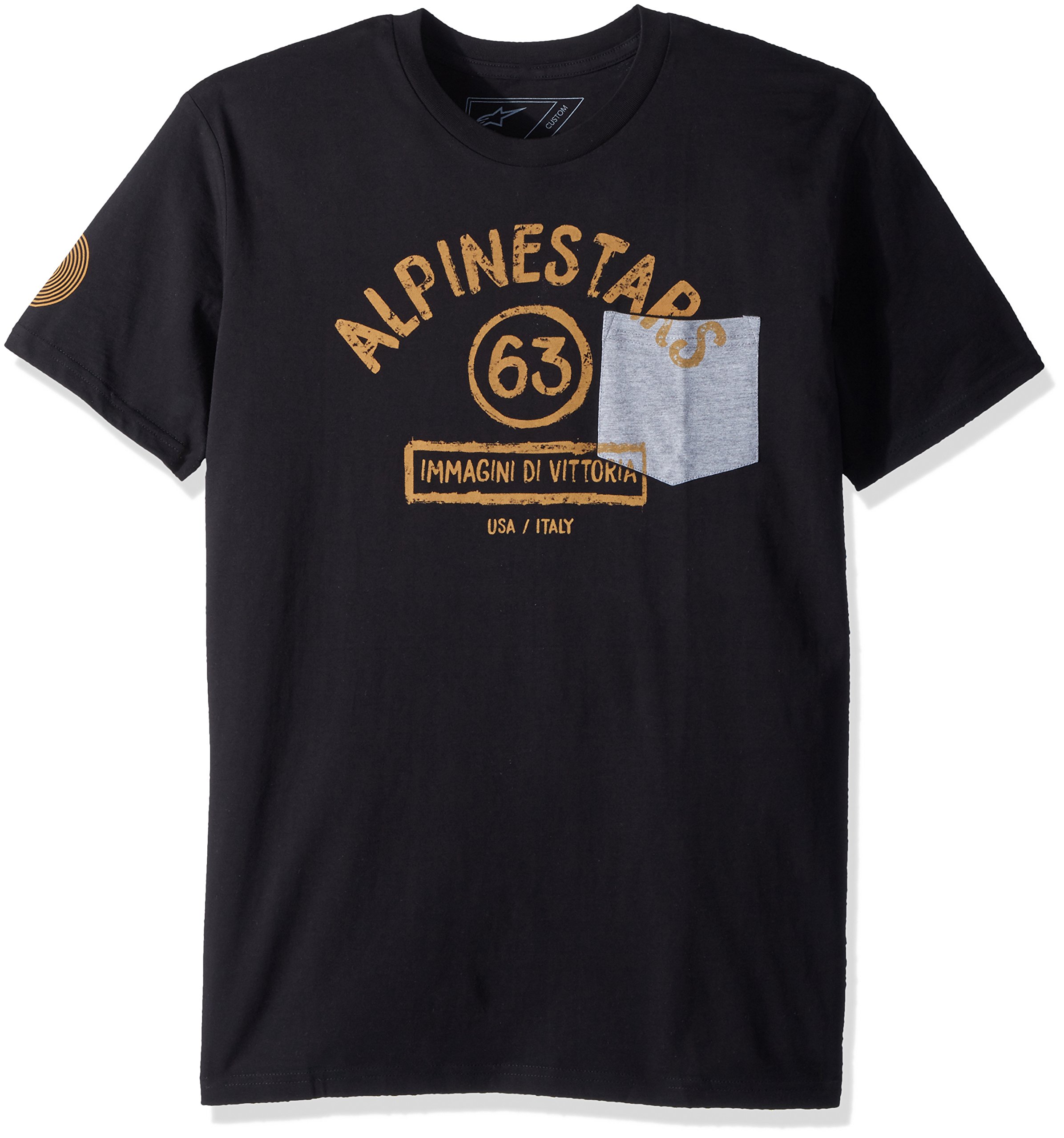 Alpinestars Men's Modern Fit Pocket T-Shirt - Lightweight Premium Short Sleeve Tee