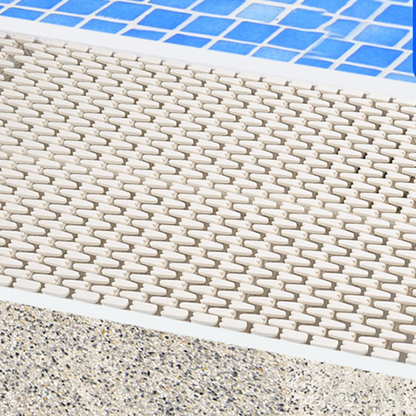 Rejilla de Empalme ABS para Piscina, Salida de desagüe de Ducha, Rejilla de desbordamiento de canalón, Rejilla de desagüe de Ducha, Cubierta de Drenaje de Carretera, se Puede Girar, fácil de
