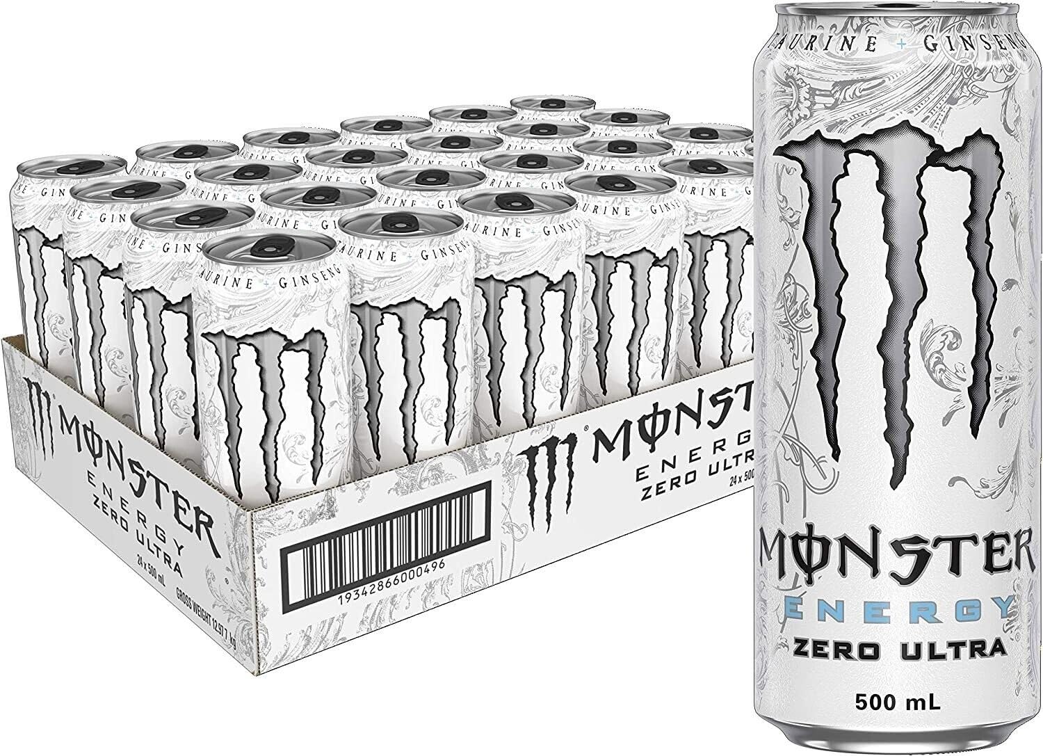 Monster Zero Ultra Energy Drink 24 x 500 ml