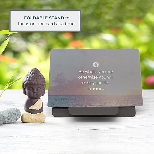 Miniatura 4 de MESMOS 52 tarjetas de atención plena con planes de acción. Regalos de relajación para aliviar el estrés para hombres y mujeres, tarjetas de