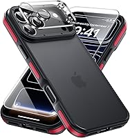 Vista 20 de 3 en 1 Funda Magnética Fuerte para iPhone Air, 1X Protector de Pantalla + 1X Protector de Lente de Cámara, Cubierta Protectora a Prueba de Golpes