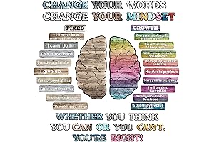 Pajean 38 PCS Vibrant Bulletin Board Decorations for High School: Motivating Farmhouse Decor