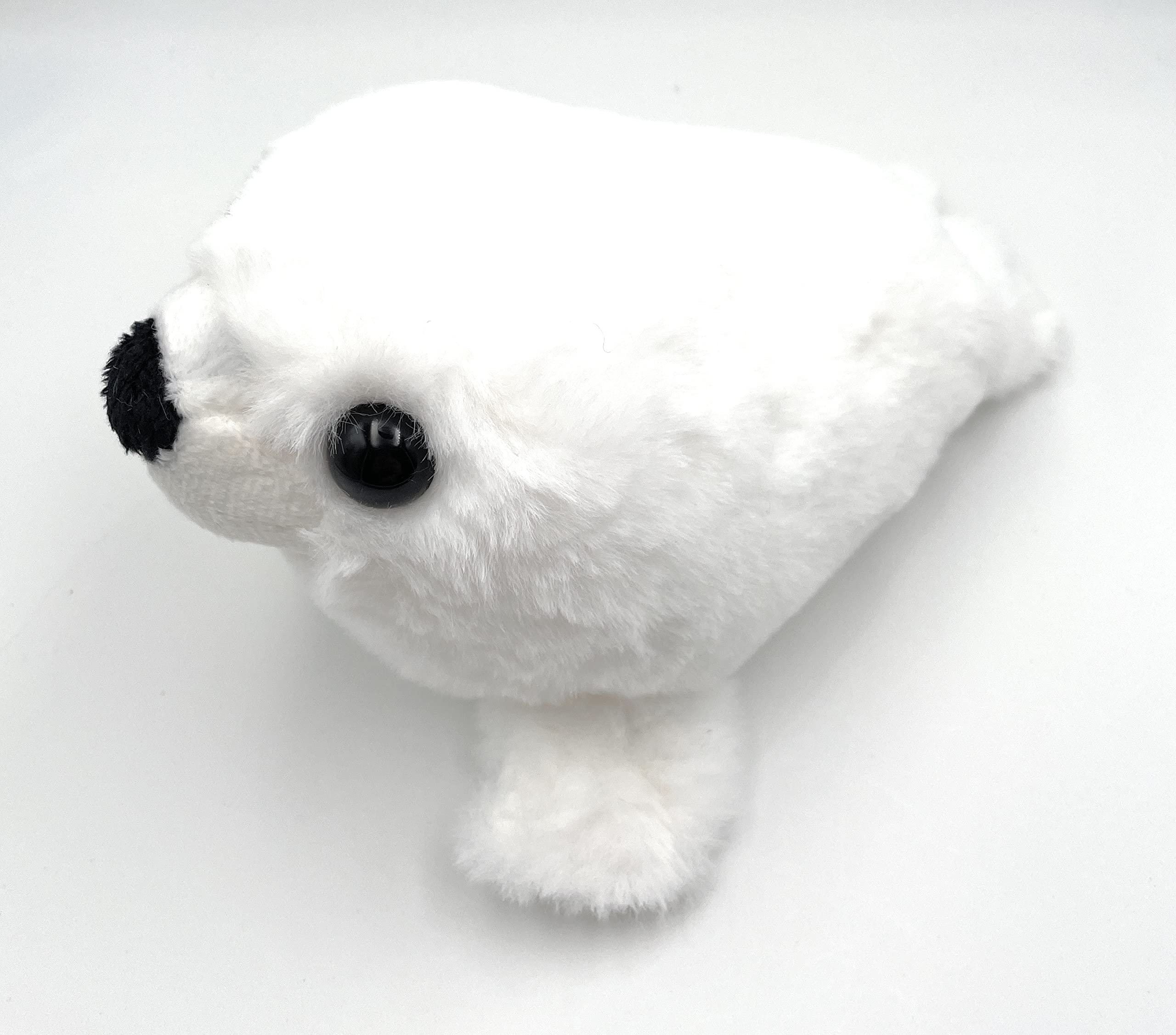 Onwomania plush toy stuffed animal seal sea seal 20cm white - Image 2