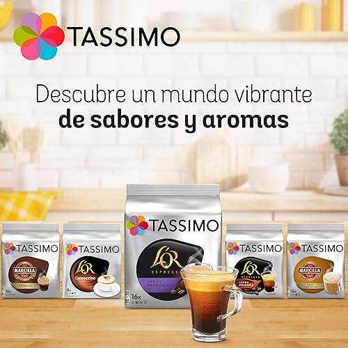 Miniatura 4 de Tassimo Chai Latte 8 discos en T (paquete de 5, total 40 discos T) 40 porciones