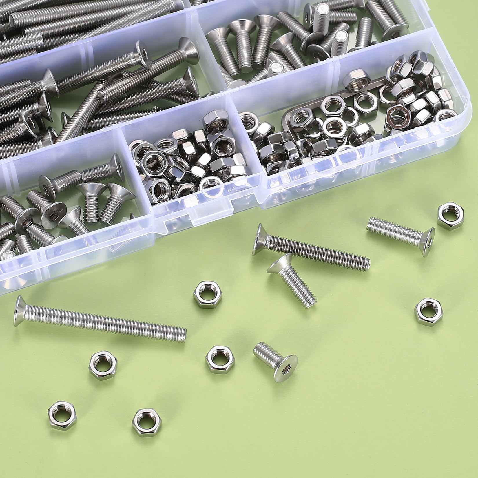 Warhammer Bits Assortimento Viti Testa Tappo M3 M5 M6 M8 In Acciaio Inox Con Dadi E Rondelle - Per Fai Da Te E Riparazioni Bulloneria Inox Per Fai-da-te - Foto 7