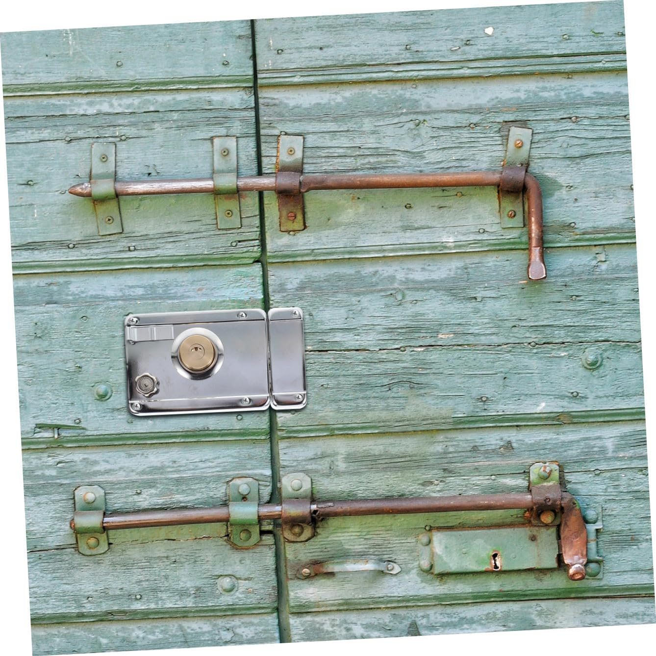 Uonlytech 3sets Serrature Per Porte Con Chiavistello e Chiusura Lucchetto Inossidabile Per Porte Esterni e Interni Sicurezza Avanzata Per Camere Da Letto e Ambienti Domestici