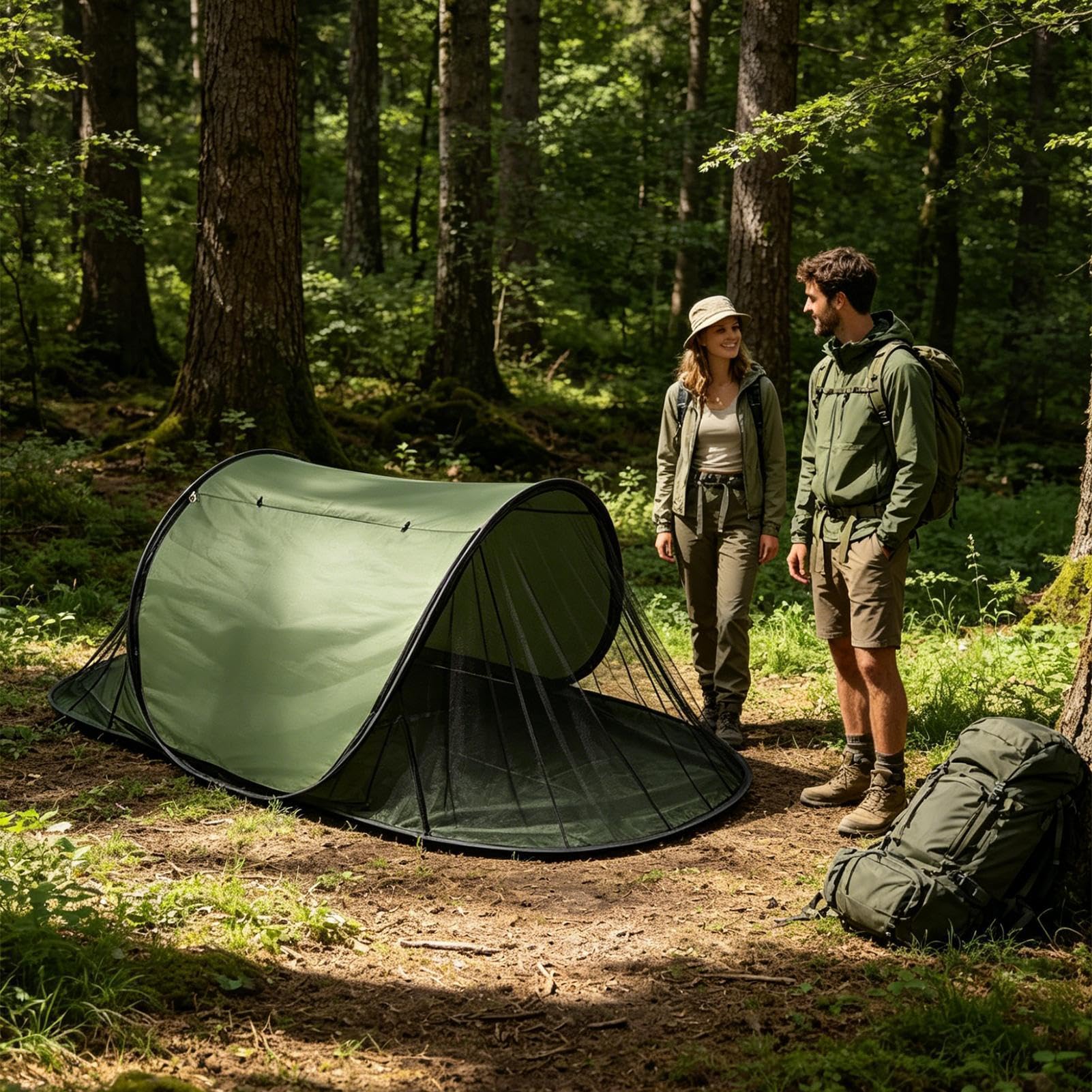 Gazebo con zanzariera pop-up, pieghevole, portatile, da campeggio, a forma di barca