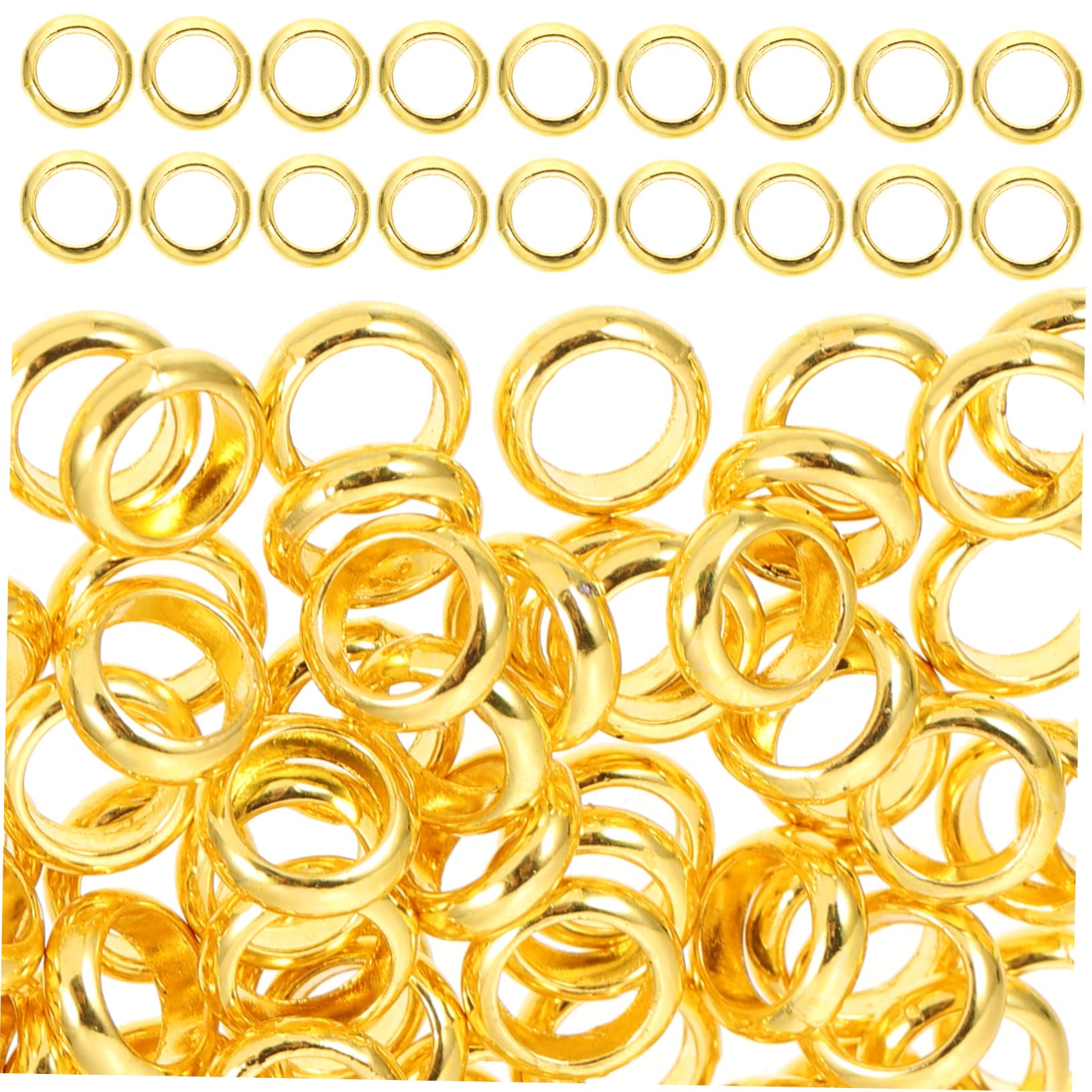 Operitacx 5 Series Abalorios De Aleación Joyería Diy Abalorios Sueltos De Gran Agujero Accesorios De Manualidades 100 Piezas*5
