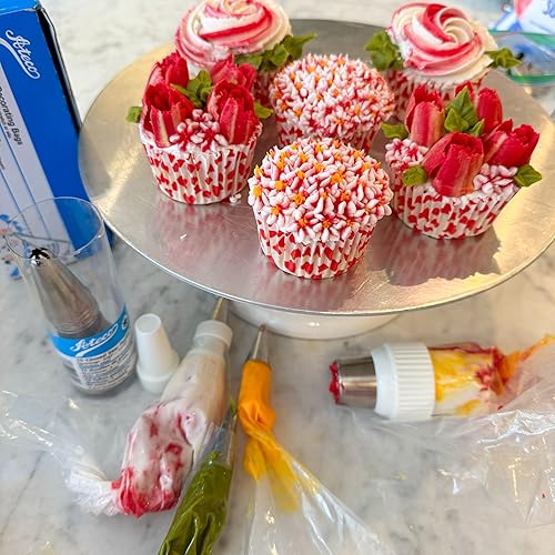 Miniatura 5 de Ateco 4418 Bolsas desechables de plástico para decoración de tartas y tuberías con NuPlastiQ, paquete de 100, transparentes