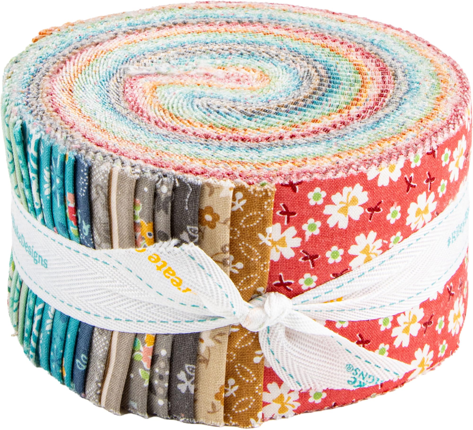 Lori Holt Farmer's Daughter Rolie Polie 40 2.5-inch Strips Jelly Roll Riley Blake RP-17160-40